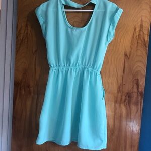 Mint Green Short Sleeve Dress